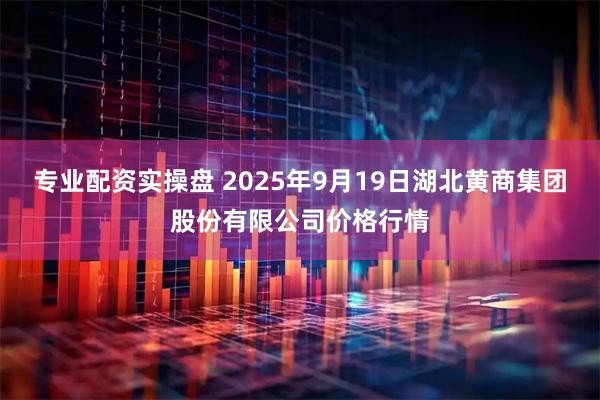 专业配资实操盘 2025年9月19日湖北黄商集团股份有限公司价格行情